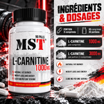 MST - L-Carnitine 1000 (90 Tabl.) ingredients
