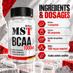 MST - BCAA 1000 (90 Tabl.) ingredients