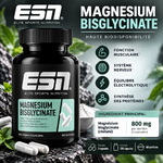 Bisglycinate de magnésium ESN 120 capsules ingredients