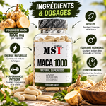 MST - MACA 1000mg - 120 Caps ingredients