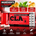 Gélules molles Nutrend CLA - 60 gélules ingredients