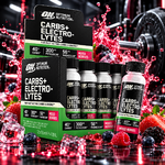 Optimum Nutrition Glucides + Électrolytes Shot 12x99ml Fruits Rouges