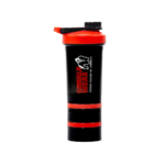 Shaker 2 GO Gorilla Wear 500 ml noir et rouge - photo officielle