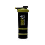 Shaker 2 GO Gorilla Wear 500 ml noir et vert kaki - photo officielle