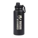 Gourde isotherme Gorilla Wear inox 1000 ml noire - photo officielle