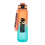 Gourde dégradée Gorilla Wear 1000 ml vert et orange - photo officielle