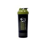 Shaker Compact Gorilla Wear 400 ml noir et vert kaki - photo officielle