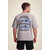 T-shirt oversize Macon Gorilla Wear homme - Gris clair, vue 1