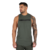 Milo Drop Armhole Débardeur Gorilla Wear - Vert, vue 1