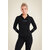 Haut manches longues Laconia Gorilla Wear femme - Noir