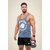 Stringer Melrose Gorilla Wear homme - Bleu Coronet - visuel officiel 1