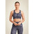 Brassière zippée Camilla Gorilla Wear femme - Bleu denim, vue 1