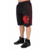 Short Old School Buffalo Gorilla Wear - Noir/Rouge vue 1