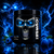 JNX Sports The Curse 250 g Blue Raspberry dans un univers électrique bleu avec glace et framboises
