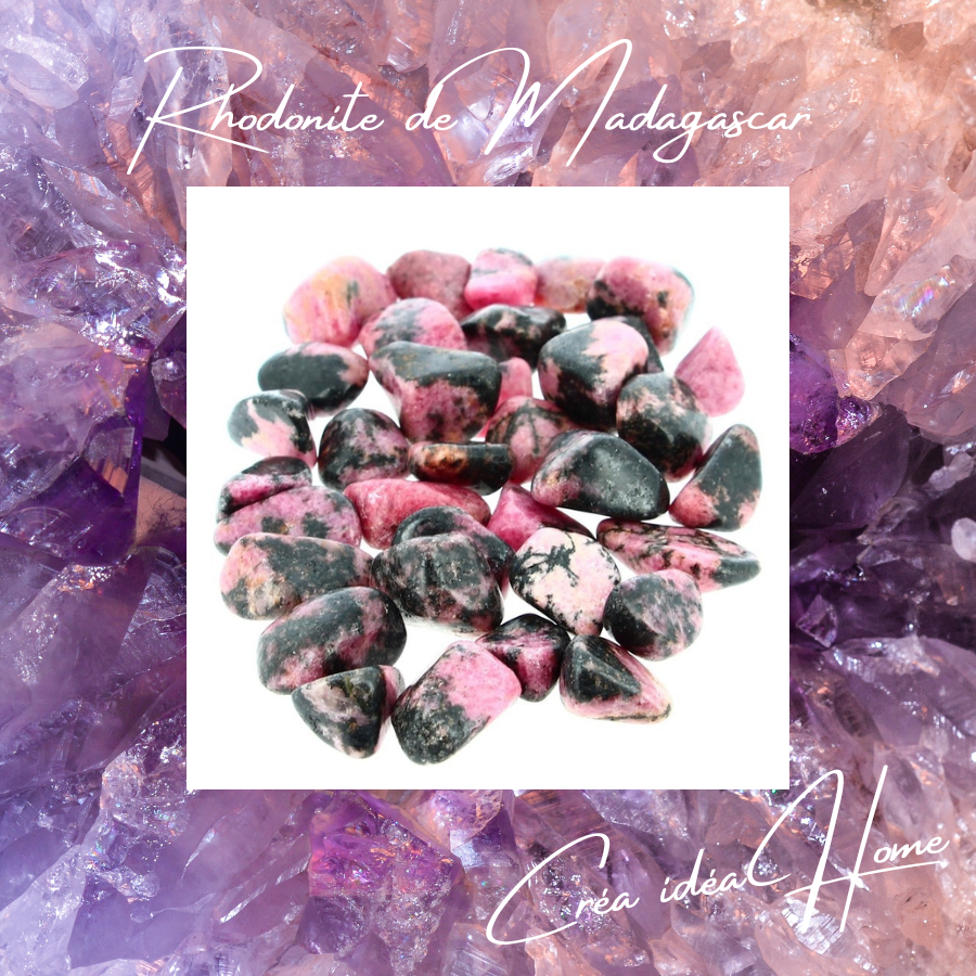 Pierre Roulée Rhodonite