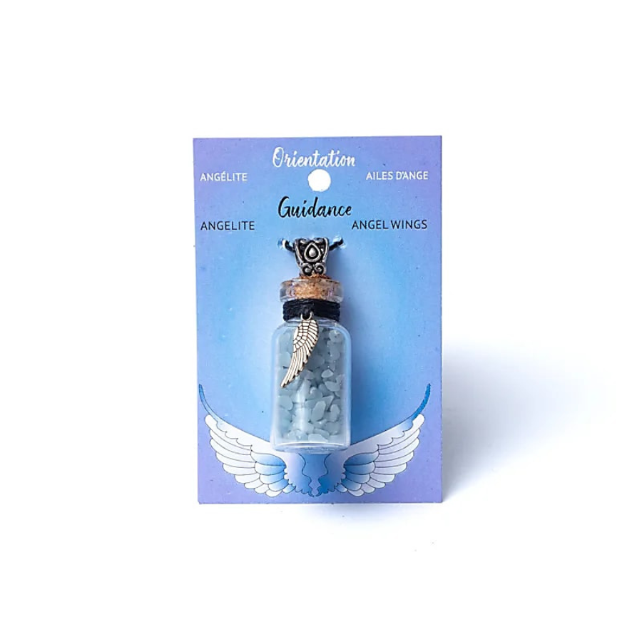 crea-idea-home-Fiole-verre-cordon-Angélite-Aile-Ange-Sérénité-Protection-1