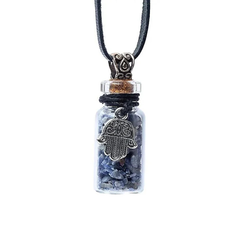 crea-idea-home-fiole-verre-corde-Lapis-Lazuli-Khamsa-protection-intuition-2