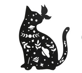 crea-idea-home-décoration-murale-métal-chat-mystique-céleste-1