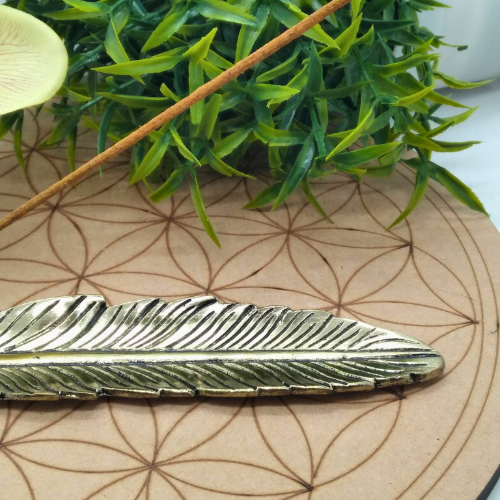 crea-idea-home-porte-encens-plume-metal-doré-2
