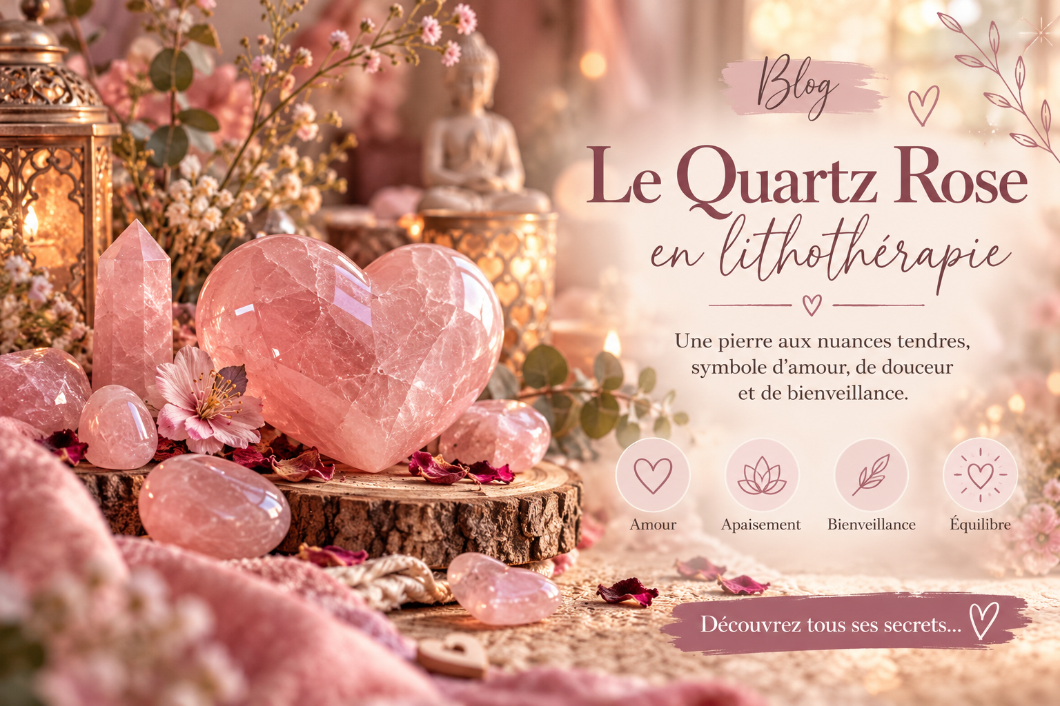 Le quartz rose en lithothérapie – Créa-Idea-Home