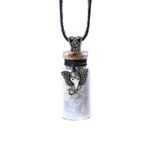 crea-idea-home-Fiole cadeau-en-verre-sur-ordon-en-cuir-Agate-dentelle-bleue-Ganesh-Paix-Communication-2