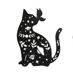 crea-idea-home-décoration-murale-métal-chat-mystique-céleste-1