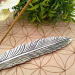 crea-idea-home-porte-encens-plume-metal-argenté-1