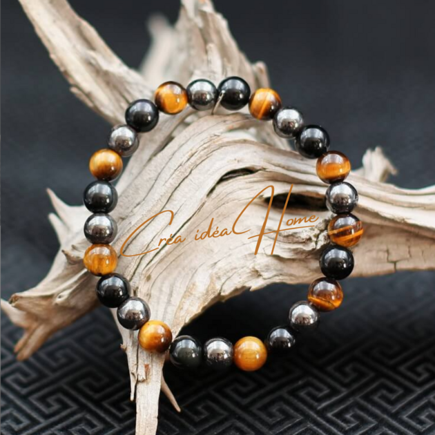 Bracelet Triple Fantaisie Doré Avec Cristaux Z104 - Création Lilei Créa, Neuf