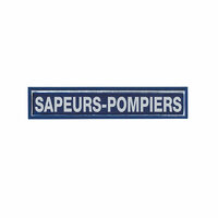 Plaque Pare-Soleil Rétroréfléchissante Sapeurs-Pompiers – Sécurité & Visibilité 3M Classe A