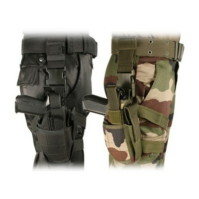 Holster Tactical de cuisse noir ou camouflage