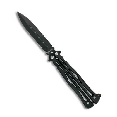 Couteau papillon noir 8,5 cm
