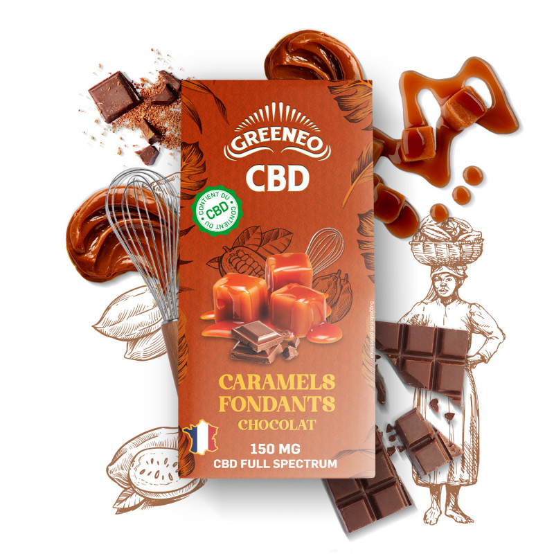 Caramels Fondants CBD - Chocolat