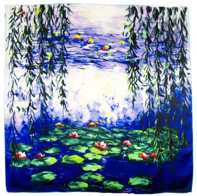foulard-en-soie-carre-de-soie-nympheas-et-saules-claude-monet-1-min