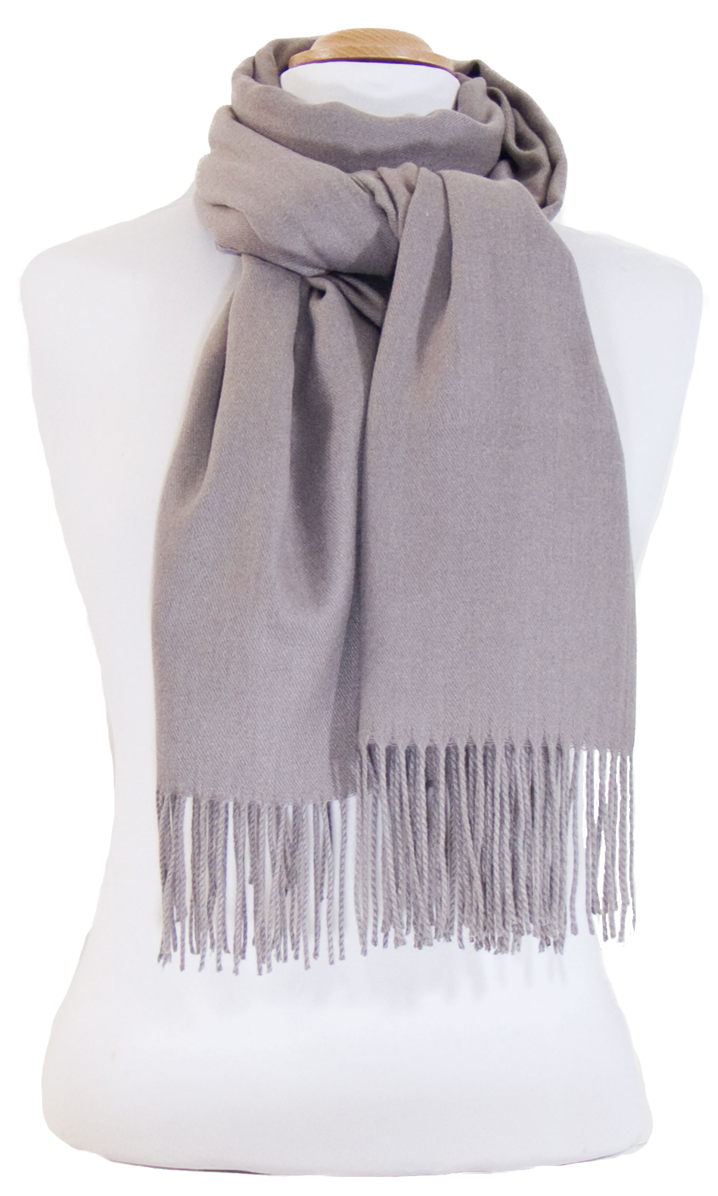 étole taupe cachemire laine charlie 6