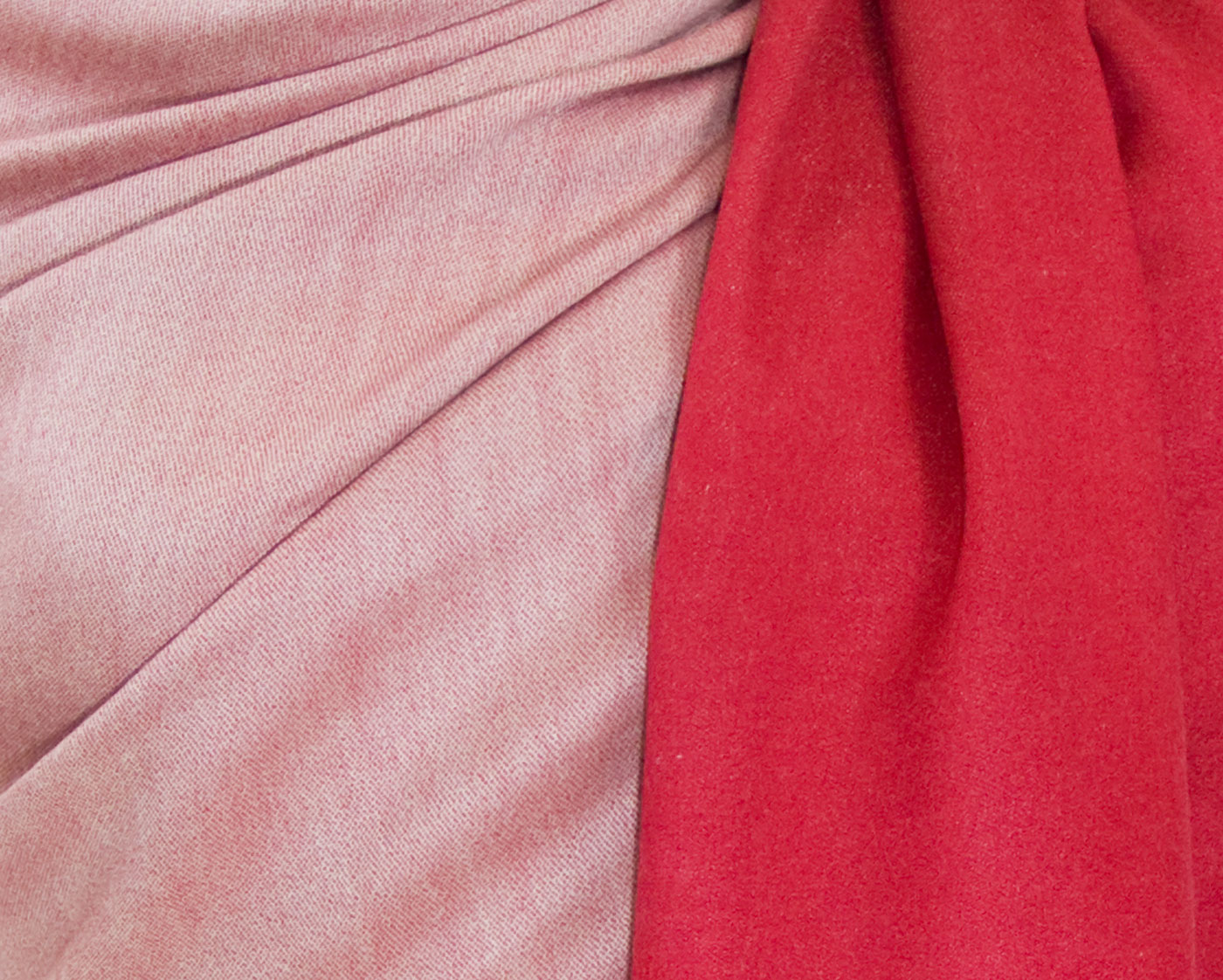 Etole rouge écru   pashmina réversible 2