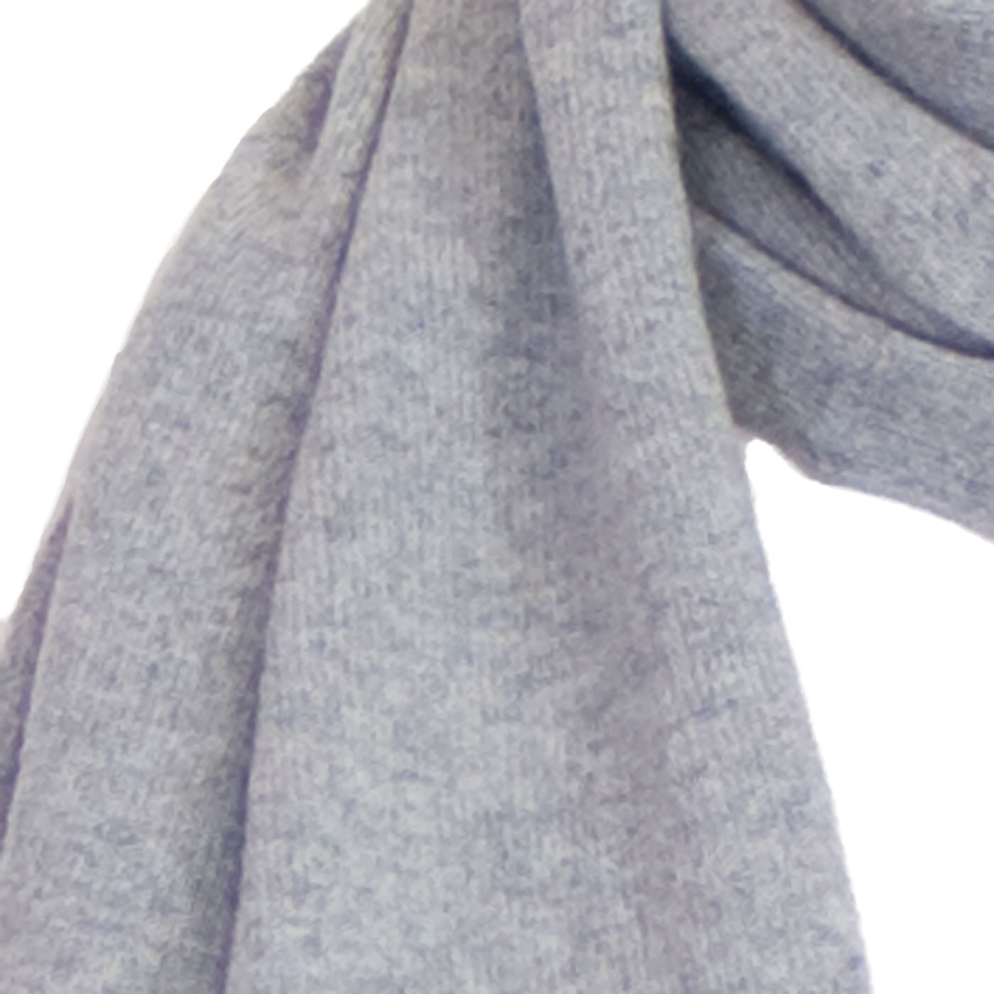 écharpe en cachemire gris clair 2