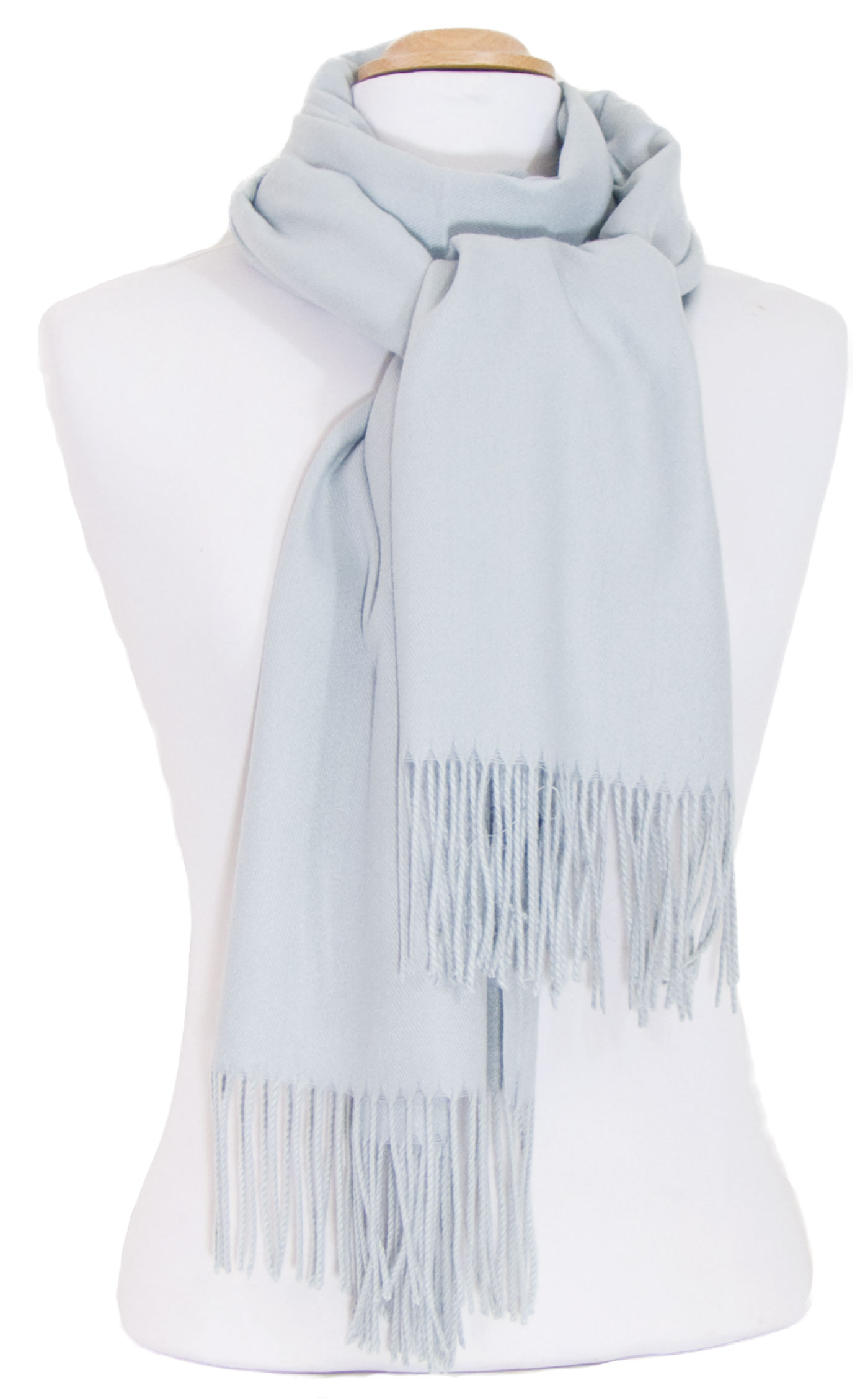 étole bleu gris femme cachemire laine 4