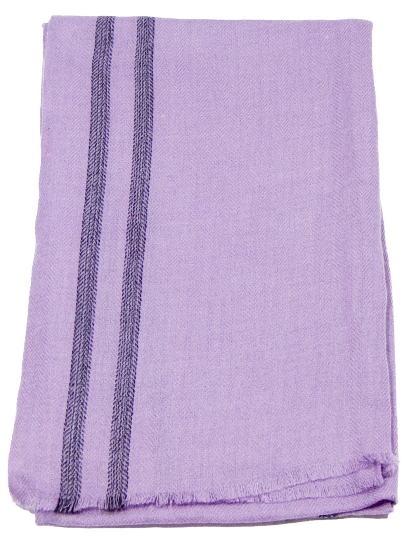 étole femme parme laine fine rayures 1