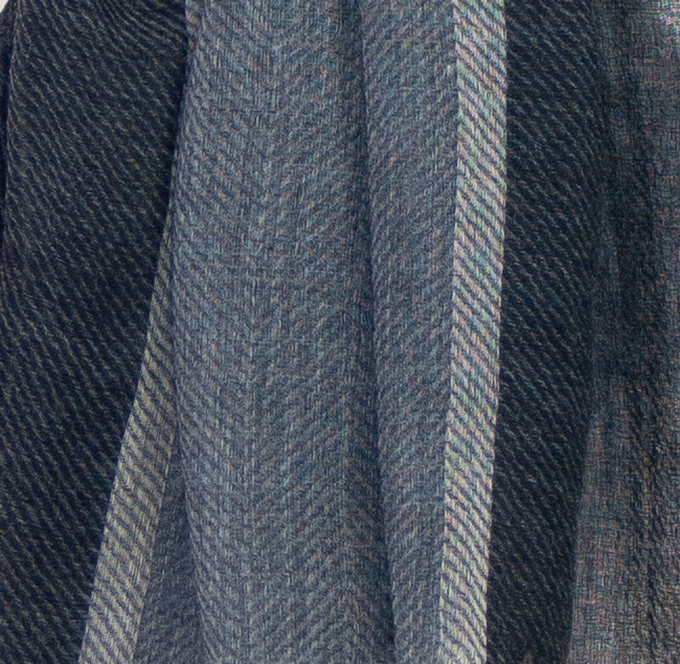 echarpe noir etamine de laine