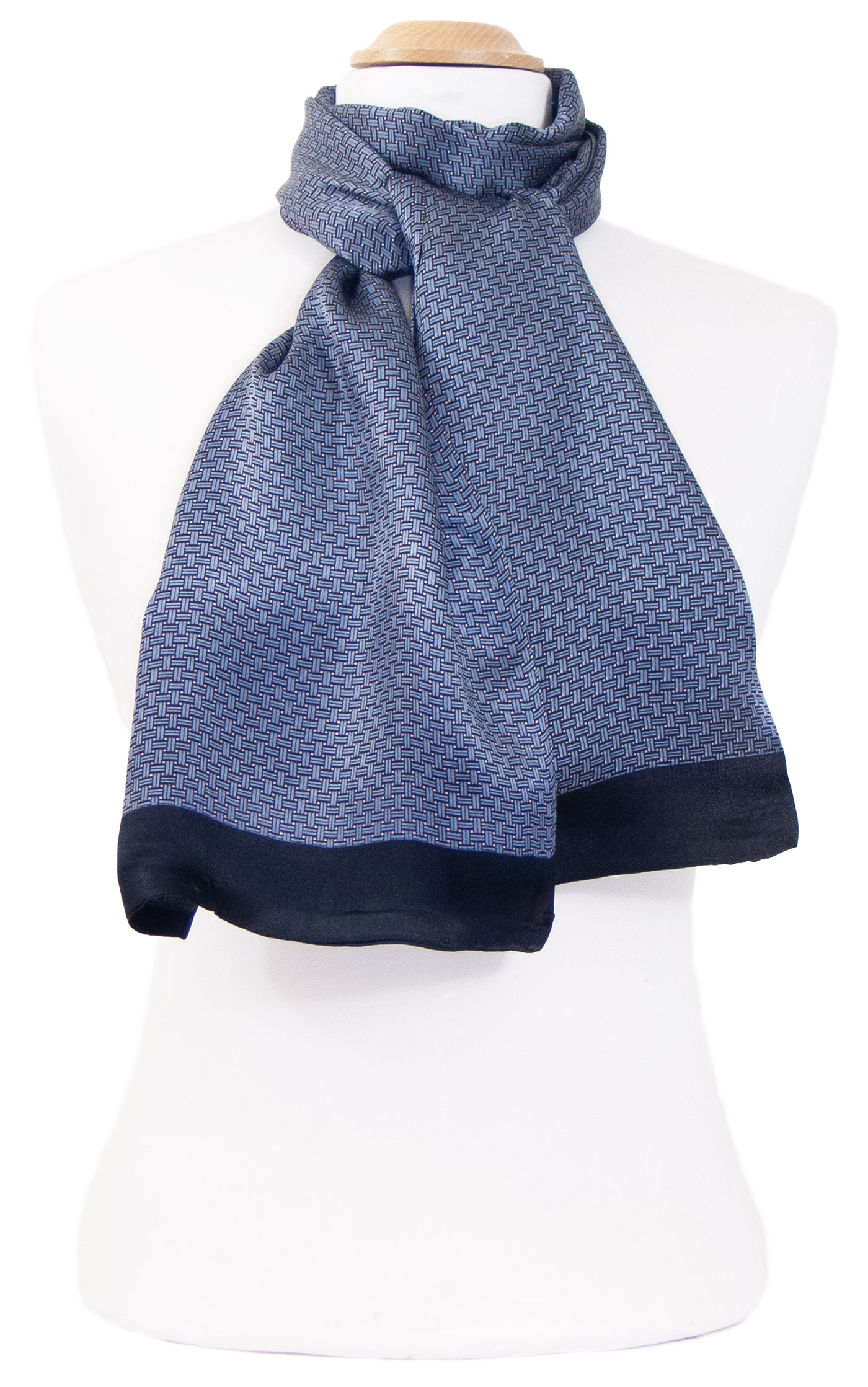 Foulard soie homme gris Antoine - Hommes/Foulard homme - Mesécharpes.com