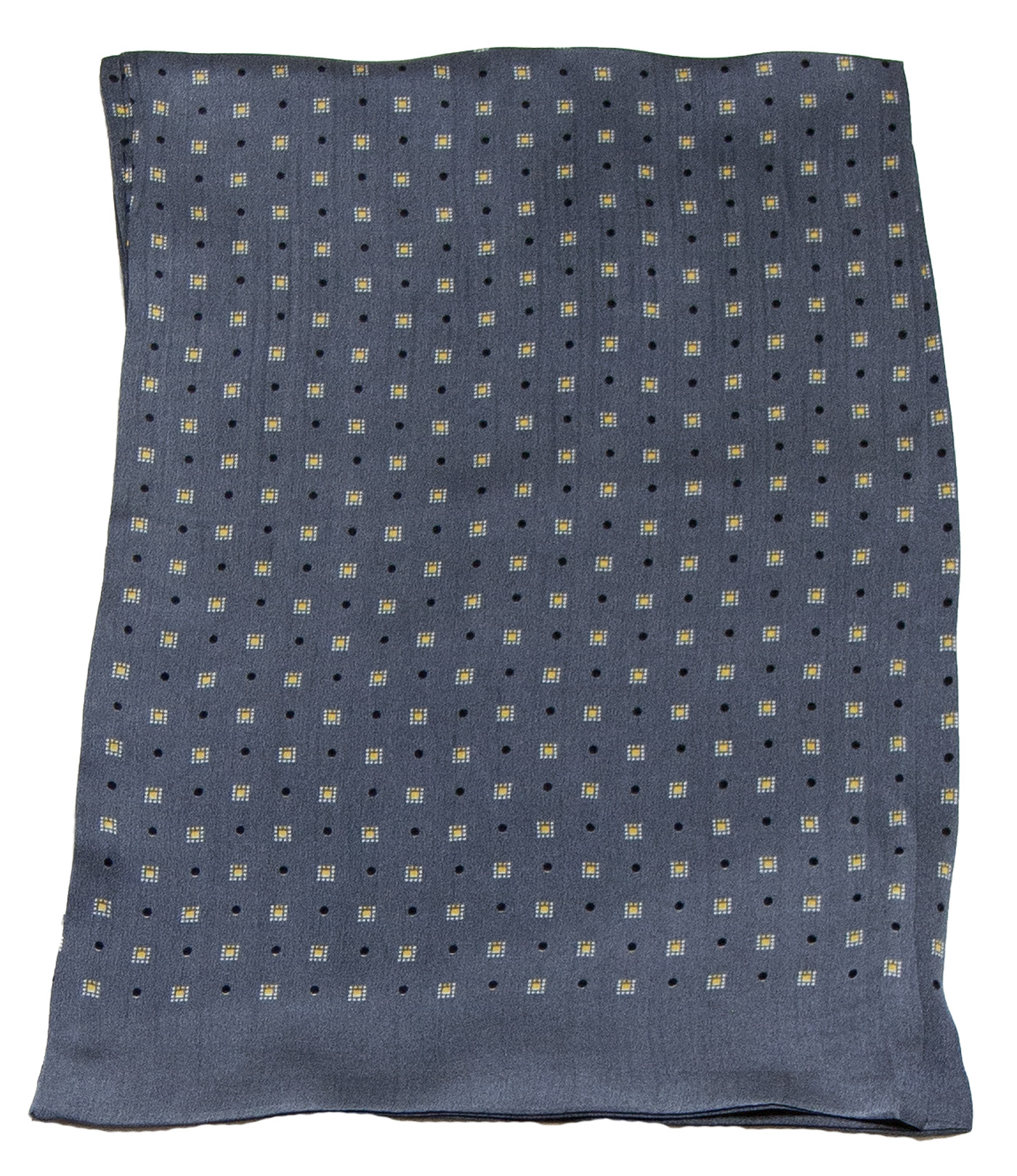 foulard gris homme en soie émilien