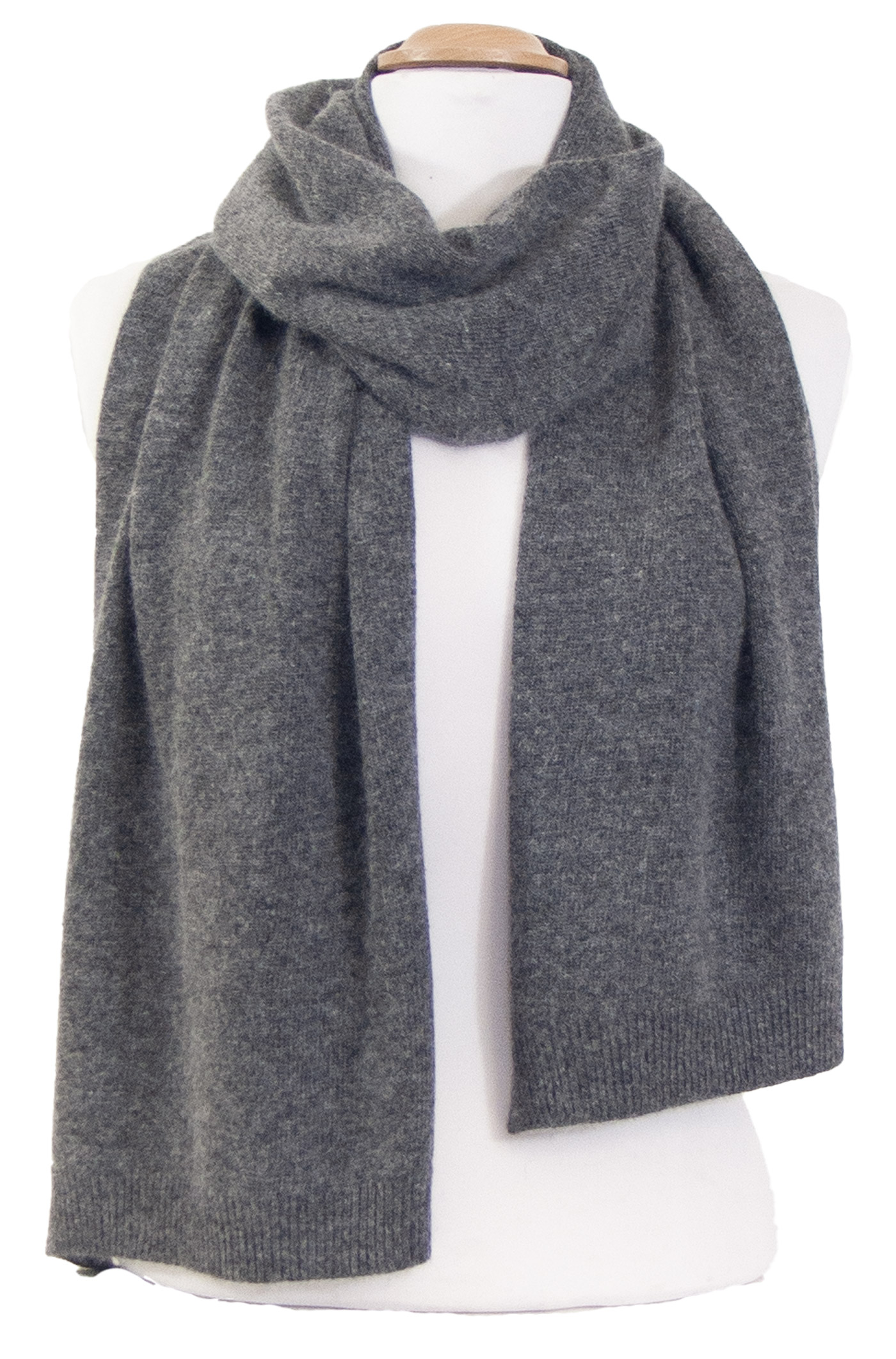 écharpe gris cachemire viscose andréa