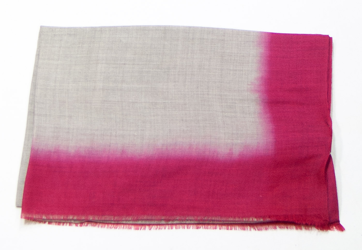 echarpe fine laine gris rose pour femme