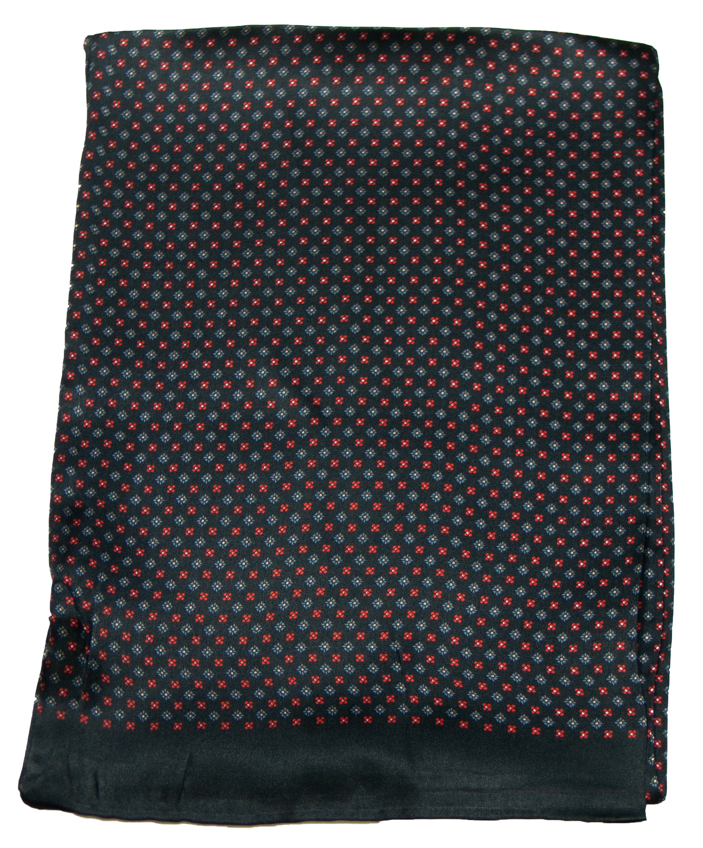 foulard homme en soie noir Patrick (2)