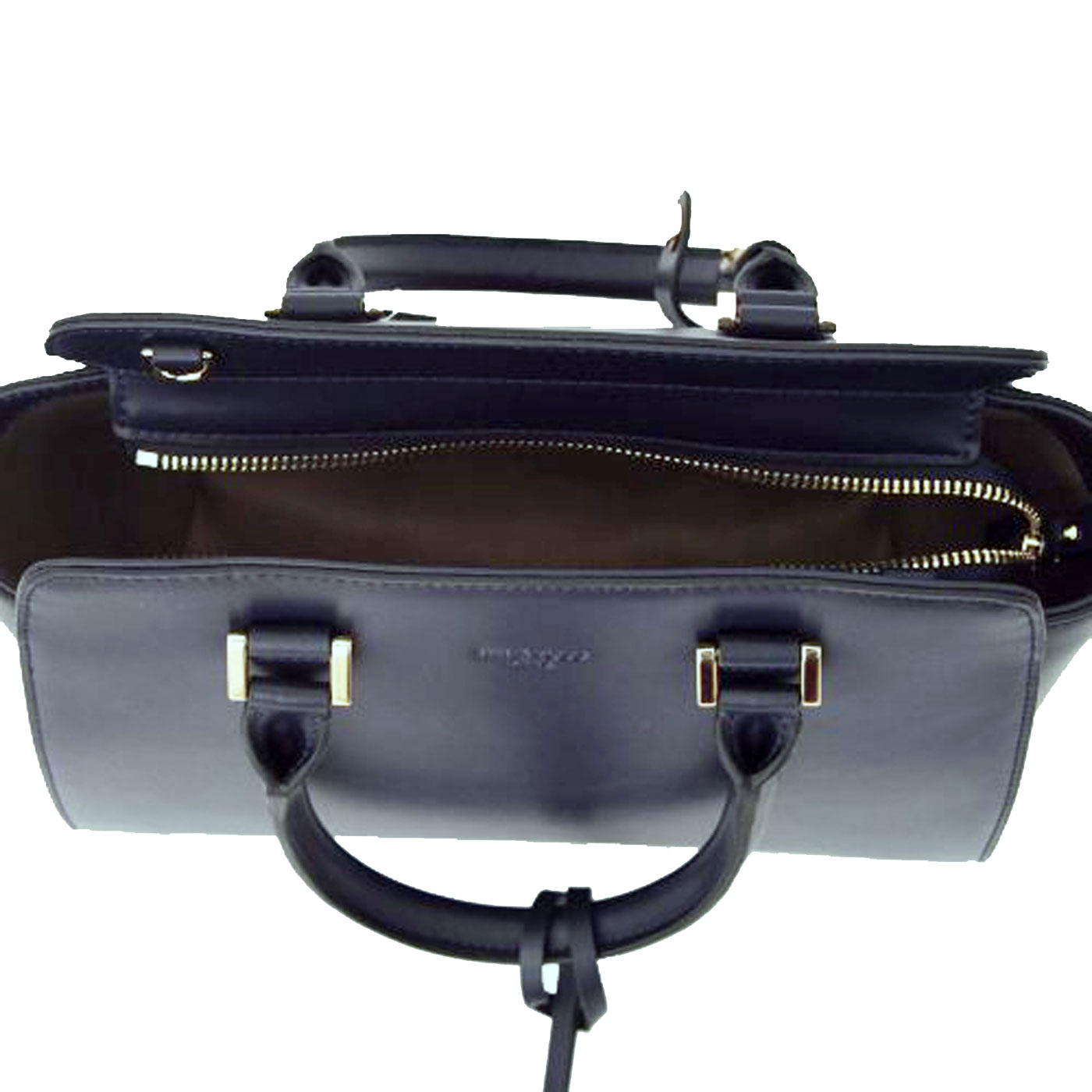 sac cuir femme bleu marine