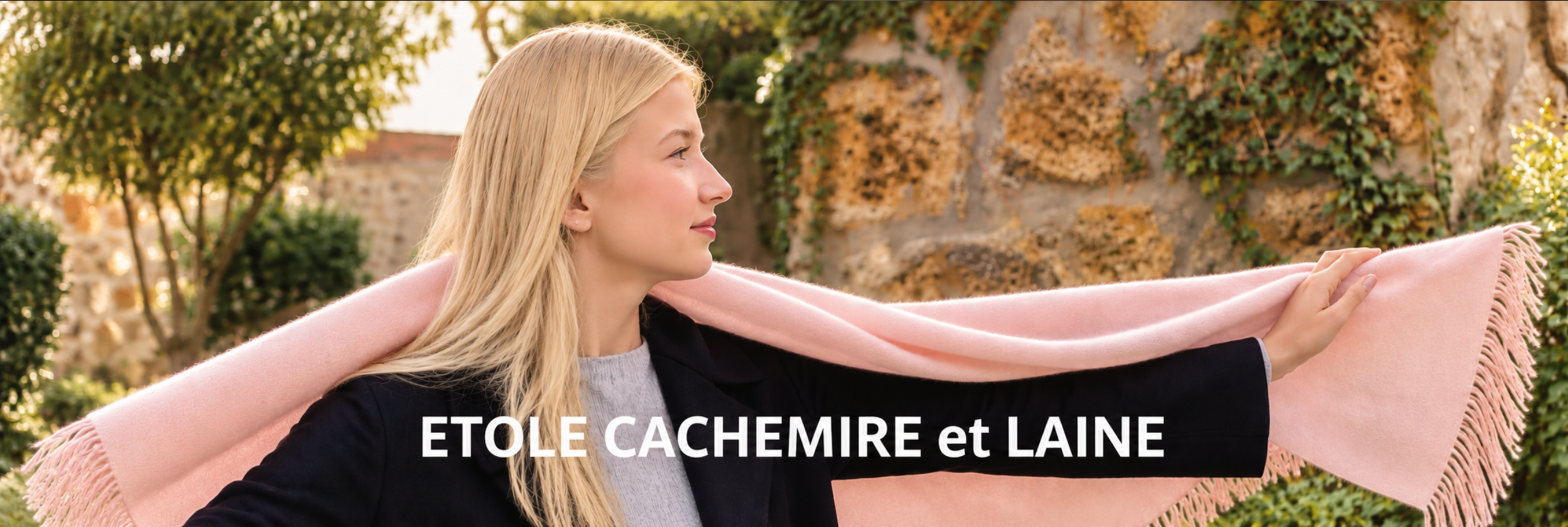 Etole Foulard Echarpe Laine Cachemire Châle