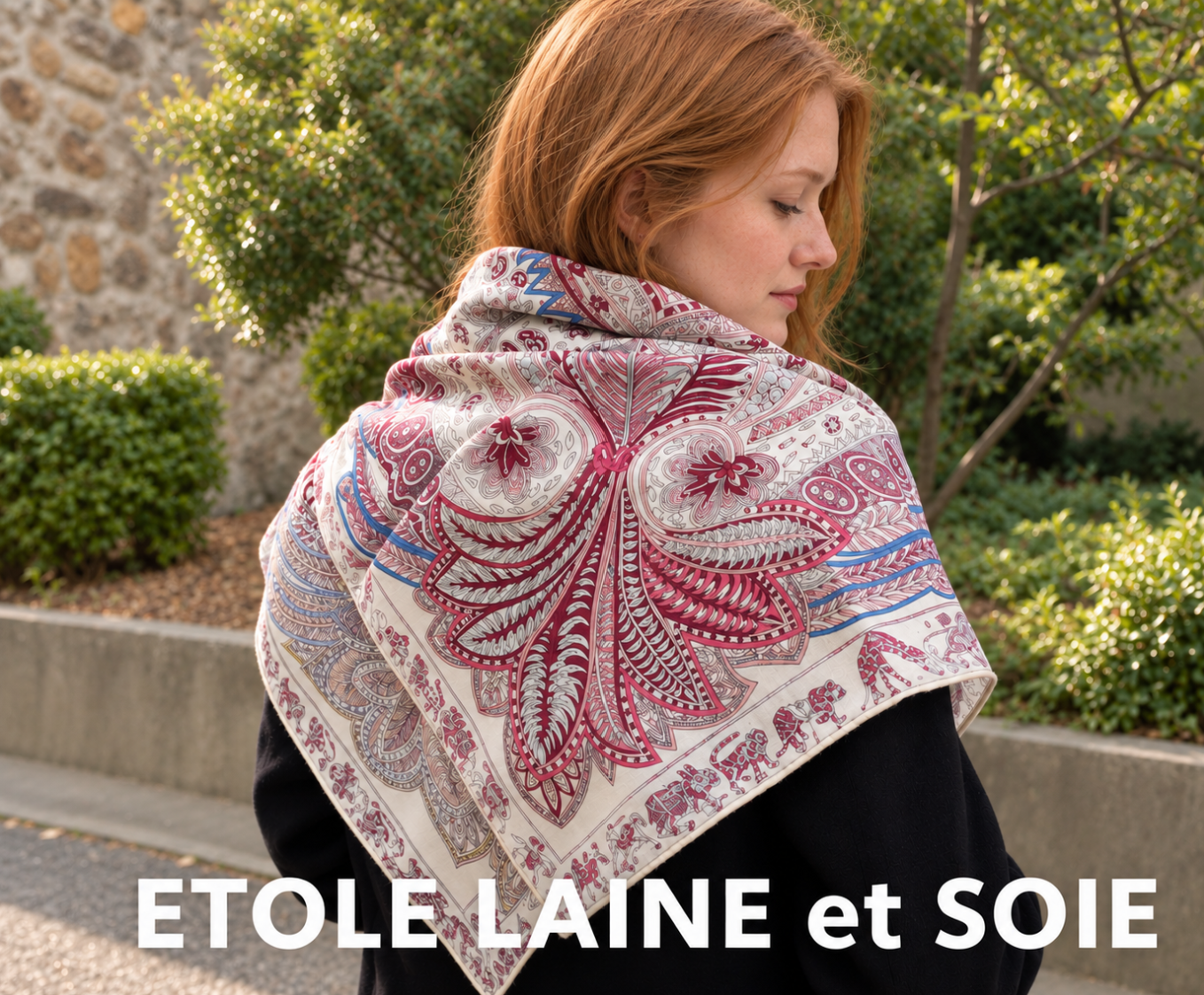 étoles femmes soie