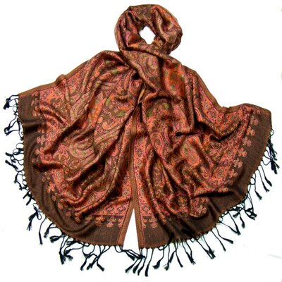 Écharpe / Pashmina Multicolore Rose - Neuf Avec étiquettes - Femme