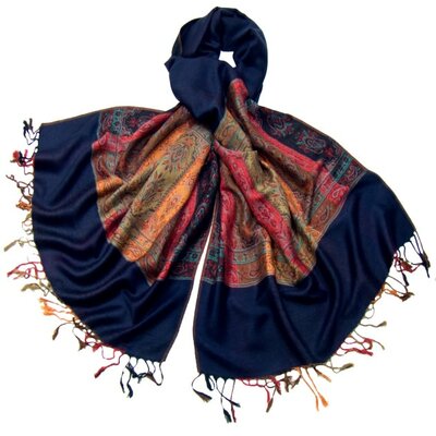 Écharpe/pashmina Multicolore Rose - Neuf Avec étiquettes - Sans Marque