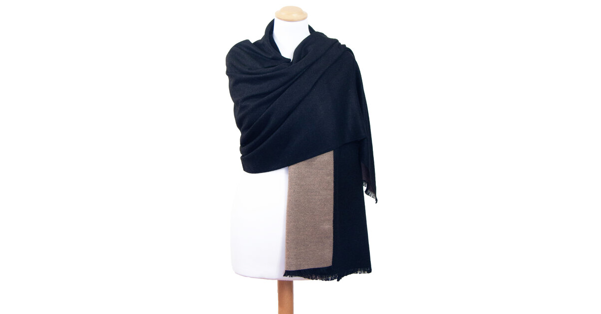 Écharpe Bavaroise Elégance Pour Femme - Noir - Style Décontracté - Parfaite Pour Automne/hiver